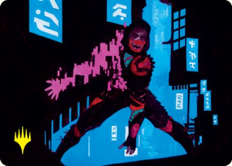 Return to Action Art Card (Gold-Stamped Signature) [Kamigawa: Neon Dynasty Art Series] | Mega City Incorporated