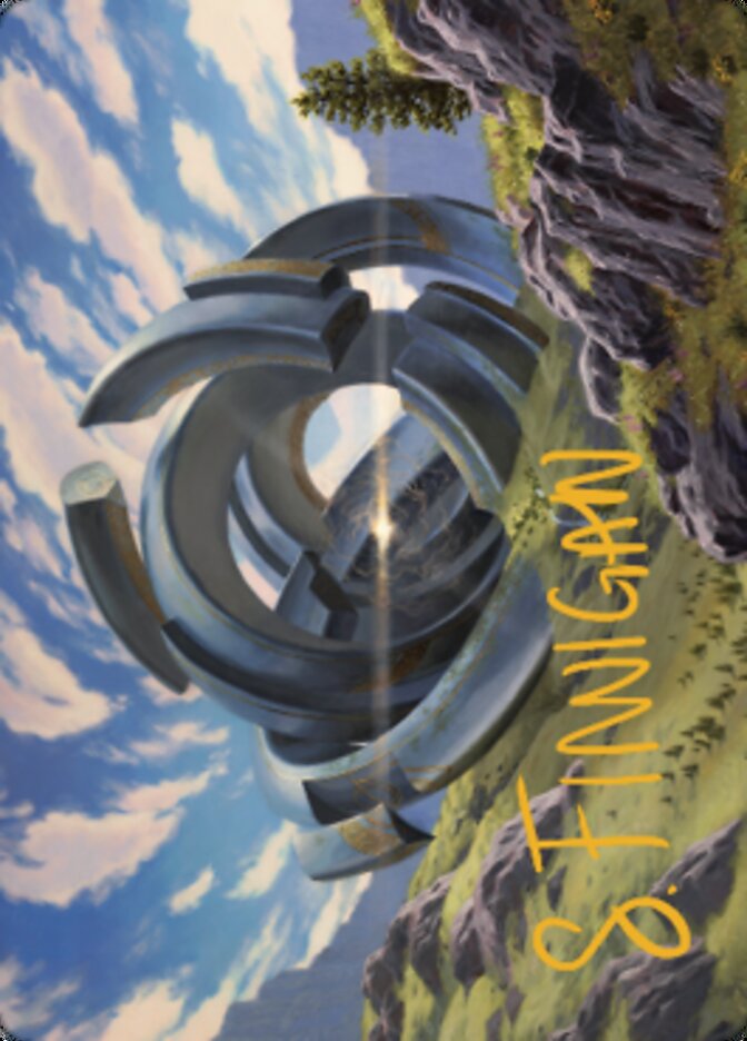 Thran Portal Art Card (Gold-Stamped Signature) [Dominaria United Art Series] | Mega City Incorporated
