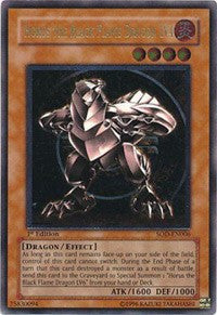 Horus The Black Flame Dragon LV4 (UTR) [SOD-EN006] Ultimate Rare | Mega City Incorporated