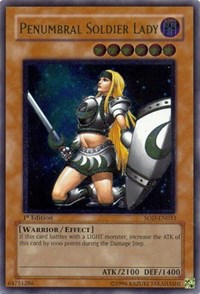 Penumbral Soldier Lady (UTR) [SOD-EN033] Ultimate Rare | Mega City Incorporated