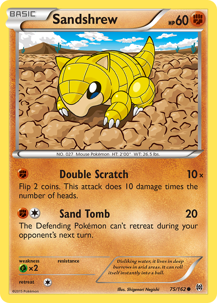 Sandshrew (75/162) [XY: BREAKthrough] | Mega City Incorporated