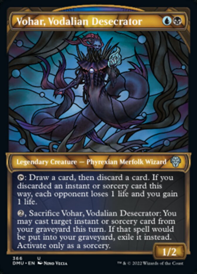 Vohar, Vodalian Desecrator (Showcase Textured) [Dominaria United] | Mega City Incorporated