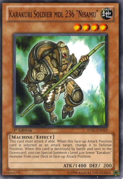 Karakuri Soldier mdl 236 Nisamu [STBL-EN019] Common | Mega City Incorporated
