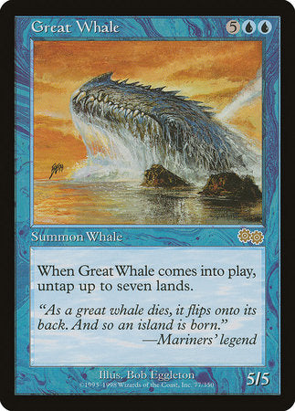 Great Whale [Urza's Saga] | Mega City Incorporated