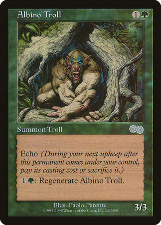 Albino Troll [Urza's Saga] | Mega City Incorporated