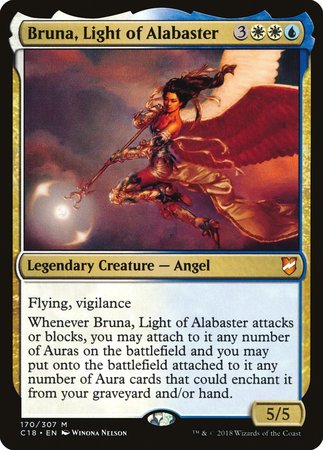 Bruna, Light of Alabaster [Commander 2018] | Mega City Incorporated