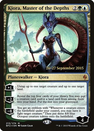 Kiora, Master of the Depths [Battle for Zendikar Promos] | Mega City Incorporated