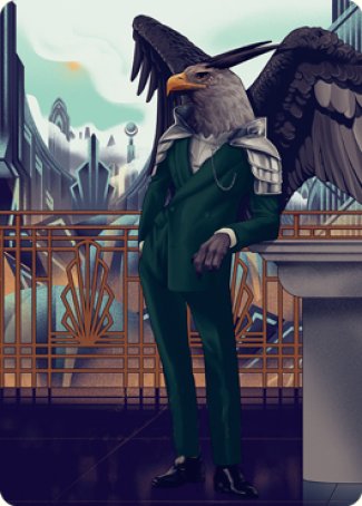 Falco Spara, Pactweaver 2 Art Card [Streets of New Capenna Art Series] | Mega City Incorporated