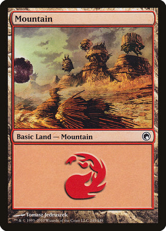 Mountain (245) [Scars of Mirrodin] | Mega City Incorporated