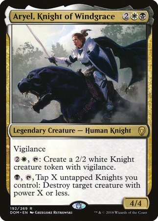 Aryel, Knight of Windgrace [Dominaria] | Mega City Incorporated