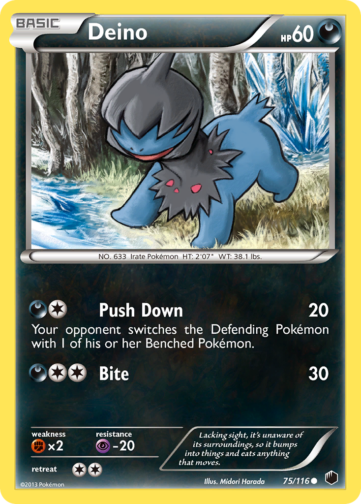 Deino (75/116) [Black & White: Plasma Freeze] | Mega City Incorporated