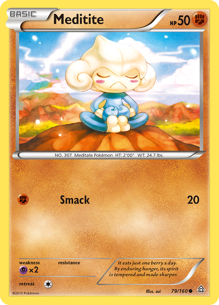 Meditite (79/160) [XY: Primal Clash] | Mega City Incorporated