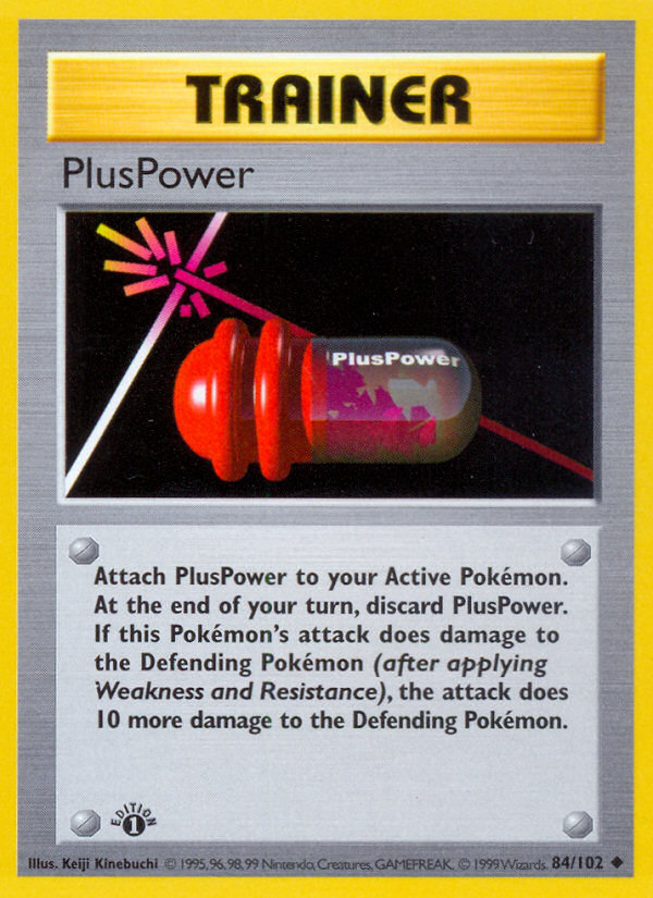 PlusPower (84/102) (Shadowless) [Base Set 1st Edition] | Mega City Incorporated