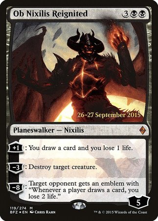 Ob Nixilis Reignited [Battle for Zendikar Promos] | Mega City Incorporated