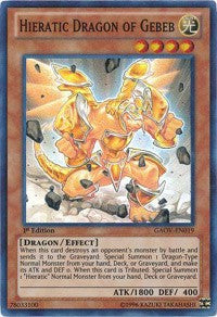 Hieratic Dragon of Gebeb [GAOV-EN019] Super Rare | Mega City Incorporated