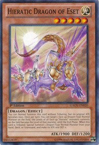 Hieratic Dragon of Eset [GAOV-EN020] Common | Mega City Incorporated