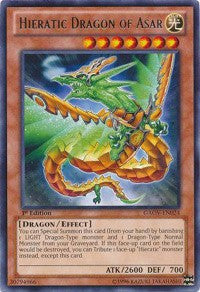 Hieratic Dragon of Asar [GAOV-EN024] Rare | Mega City Incorporated