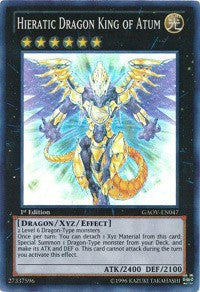 Hieratic Dragon King of Atum [GAOV-EN047] Super Rare | Mega City Incorporated