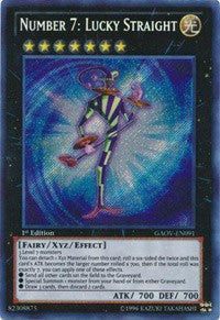 Number 7: Lucky Straight [GAOV-EN091] Secret Rare | Mega City Incorporated