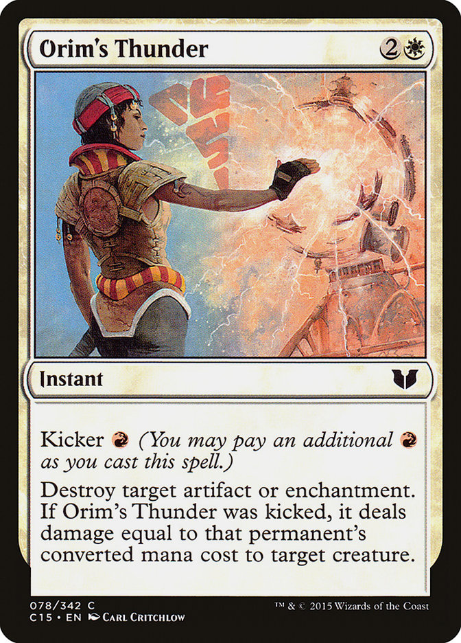 Orim's Thunder [Commander 2015] | Mega City Incorporated