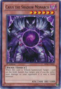 Caius the Shadow Monarch [BP01-EN018] Rare | Mega City Incorporated