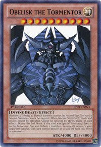 Obelisk the Tormentor [BP01-EN021] Rare | Mega City Incorporated