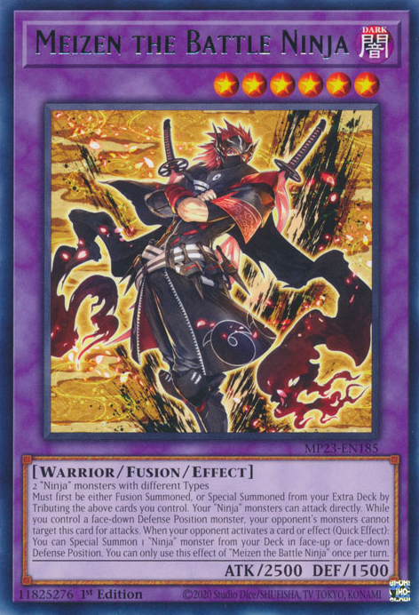Meizen the Battle Ninja [MP23-EN185] Rare | Mega City Incorporated