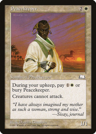 Peacekeeper [Weatherlight] | Mega City Incorporated