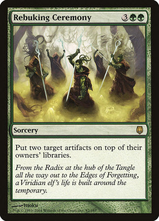 Rebuking Ceremony [Darksteel] | Mega City Incorporated