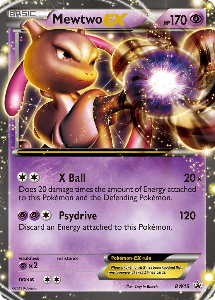 Mewtwo EX (BW45) [Black & White: Black Star Promos] | Mega City Incorporated