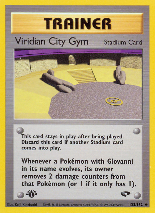 Viridian City Gym (123/132) [Gym Challenge 1st Edition] | Mega City Incorporated