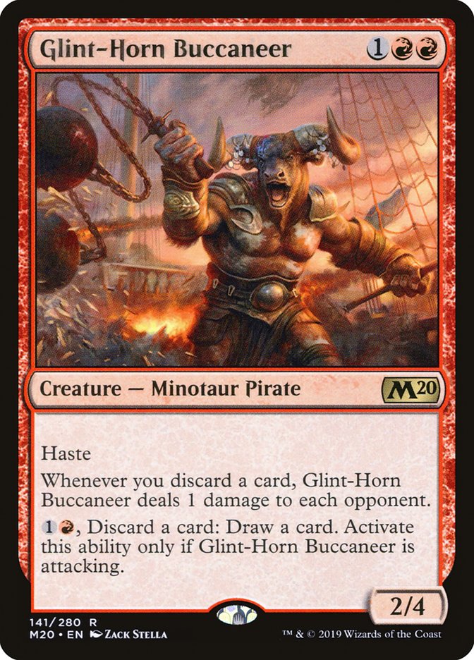 Glint-Horn Buccaneer [Core Set 2020] | Mega City Incorporated