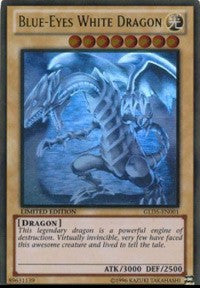 Blue-Eyes White Dragon [GLD5-EN001] Ghost/Gold Rare | Mega City Incorporated