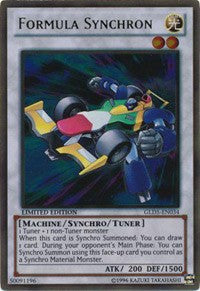 Formula Synchron [GLD5-EN034] Gold Rare | Mega City Incorporated