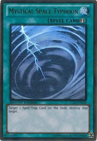 Mystical Space Typhoon [GLD5-EN038] Ghost/Gold Rare | Mega City Incorporated