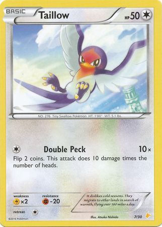 Taillow (7/30) [XY: Trainer Kit 3 - Pikachu Libre] | Mega City Incorporated