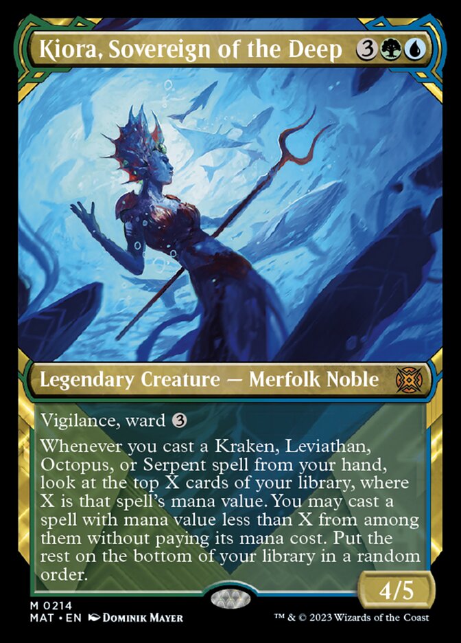 Kiora, Sovereign of the Deep (Showcase Halo Foil) [March of the Machine: The Aftermath] | Mega City Incorporated