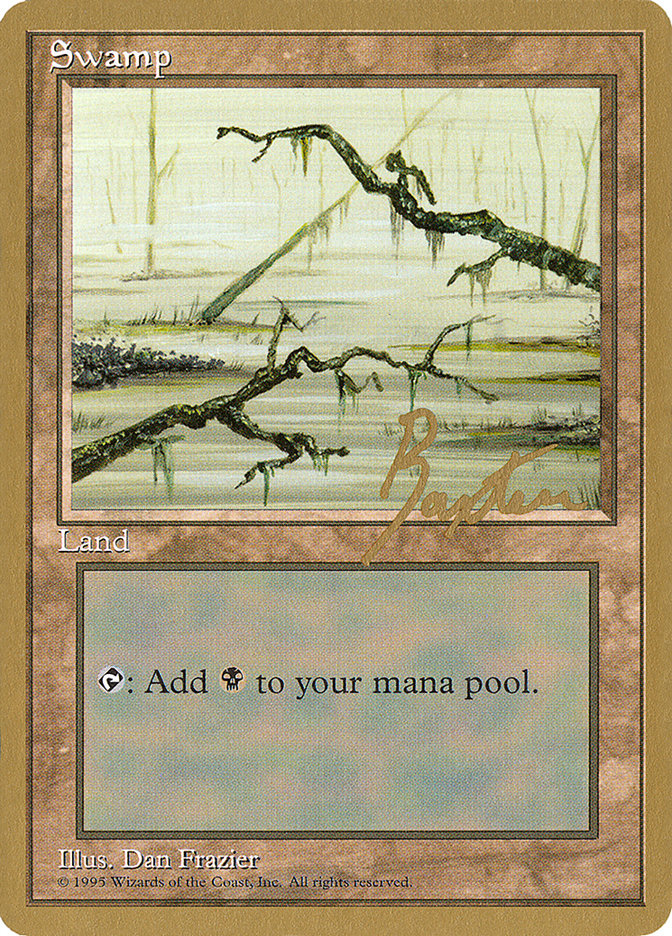 Swamp (gb371) (George Baxter) [Pro Tour Collector Set] | Mega City Incorporated