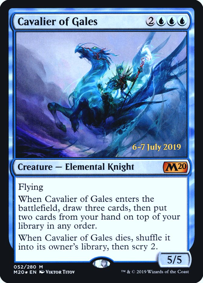 Cavalier of Gales  [Core Set 2020 Prerelease Promos] | Mega City Incorporated