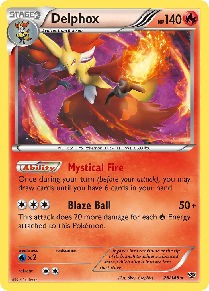 Delphox (26/146) (Theme Deck Exclusive) [XY: Base Set] | Mega City Incorporated