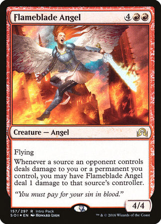 Flameblade Angel [Shadows over Innistrad Promos] | Mega City Incorporated