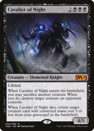 Cavalier of Night [Core Set 2020 Promos] | Mega City Incorporated