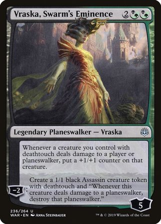 Vraska, Swarm's Eminence [War of the Spark] | Mega City Incorporated