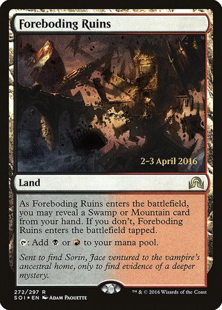 Foreboding Ruins [Shadows over Innistrad Promos] | Mega City Incorporated