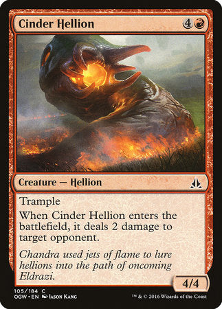 Cinder Hellion [Oath of the Gatewatch] | Mega City Incorporated