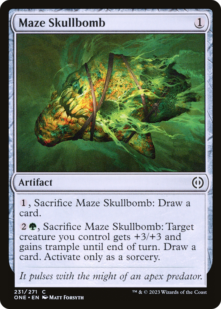 Maze Skullbomb [Phyrexia: All Will Be One] | Mega City Incorporated