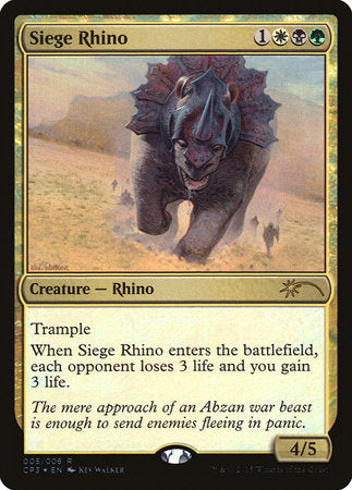 Siege Rhino [Magic Origins Clash Pack] | Mega City Incorporated