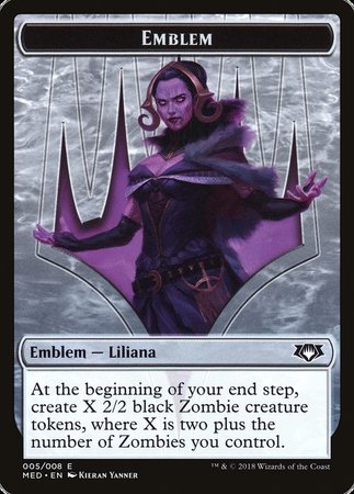 Emblem - Liliana, the Last Hope [Mythic Edition Tokens] | Mega City Incorporated