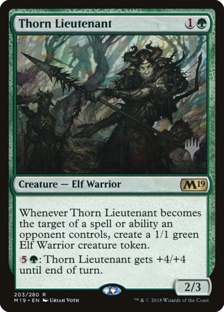 Thorn Lieutenant [Core Set 2019 Promos] | Mega City Incorporated