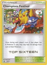 Champions Festival (SM78) (2017 Top Sixteen) [Sun & Moon: Black Star Promos] | Mega City Incorporated